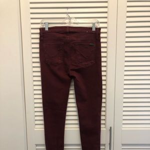 Hudson Brand Nico Midrise Super Skinny Sz 27